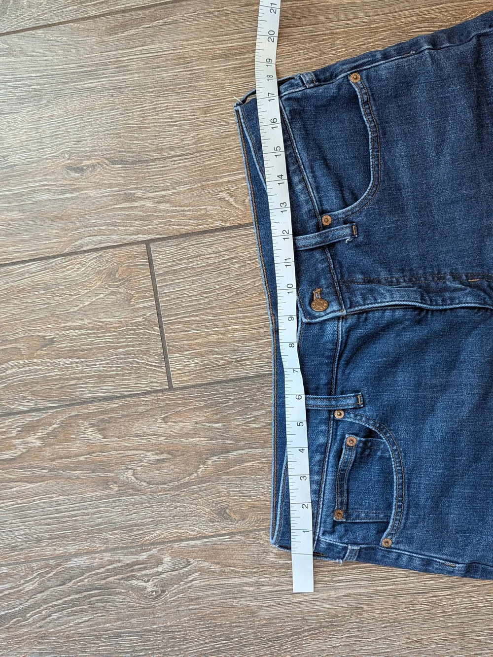 J. Crew Classic Wide Leg Jean 31 Tall Medium Wash All Day Stretch